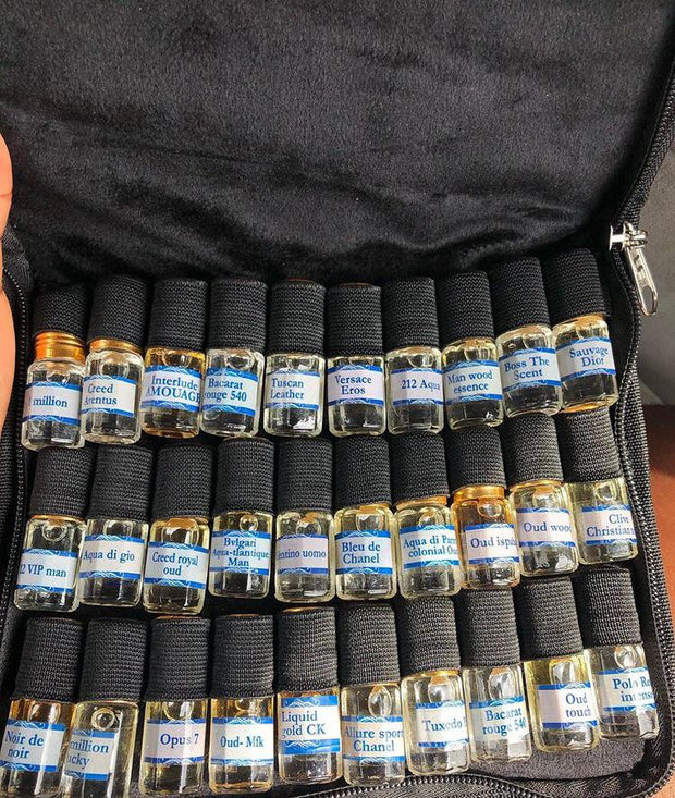 AZILLIONSCENT 50 PERFUME oils 25 fragrance 3ml package